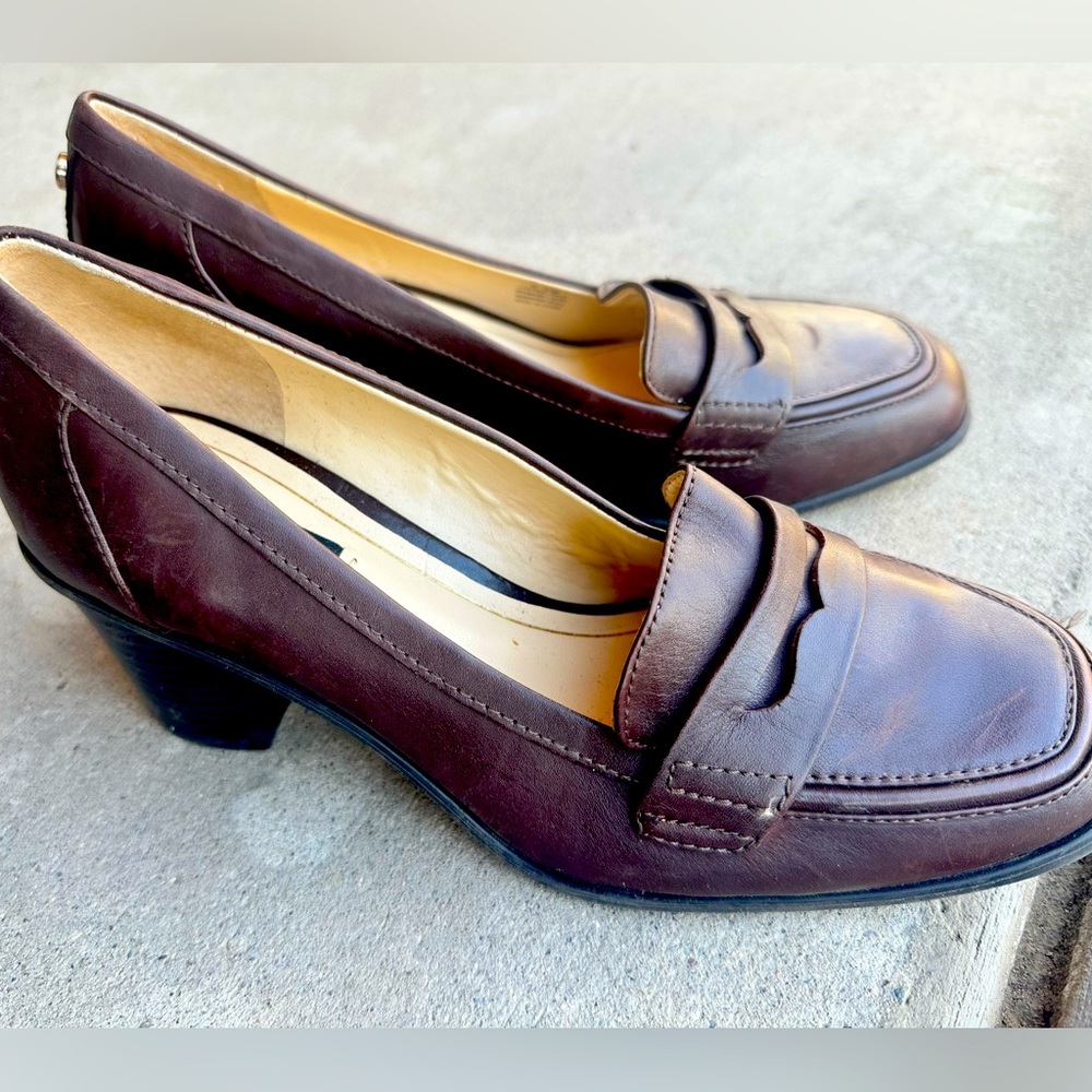 Slightly scratched shoes